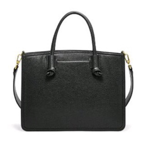 Fossil Handbags - Black leather Fossil Skyler satchel